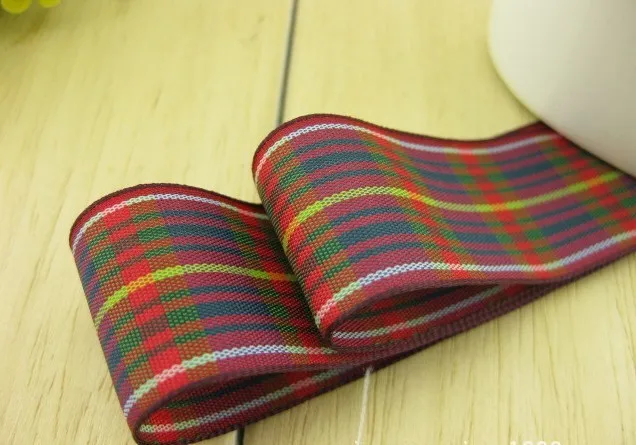 1 25mm width styles polyester scottish font b tartan b font gingham ribbon bow decorative