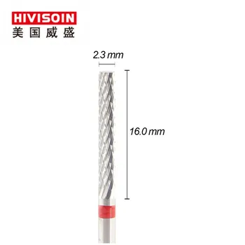 

Cross cut fine (0202.023)- ISO140 -Tungsten Carbide Burs - HIVISOIN Carbide Nail Drill Bit&Dental Burs