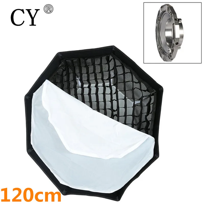 

Bowens Mount Octagon Softbox 120cm with Grid for Studio Flash Photo Studio Soft Box Photography Accesorios Fotografia