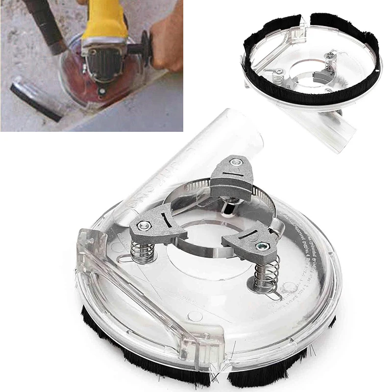 

OSSIEAO 5''/125mm Convertible Clear Dust Shroud Grinding Cover for Angle Hand Grinder