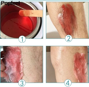 

1Bag 50g Green No Strip Depilatory Hot Film Hard Wax Bean Pellet Waxing Bikini Hair Removal Bean for Male Female Maquiagem