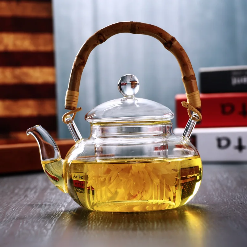 Transparent heatresistant electric boilingteapot filter glass