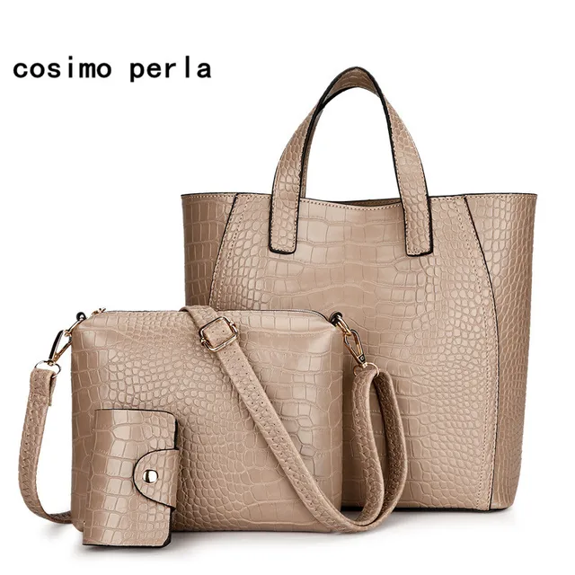 3 Pc Elegant Designer Handbags High Quality Large Tote Bag Crossbody 3 Pc Elegant Designer Handbags High Quality Large Tote Bag Crossbody Bags For Women Card Purse