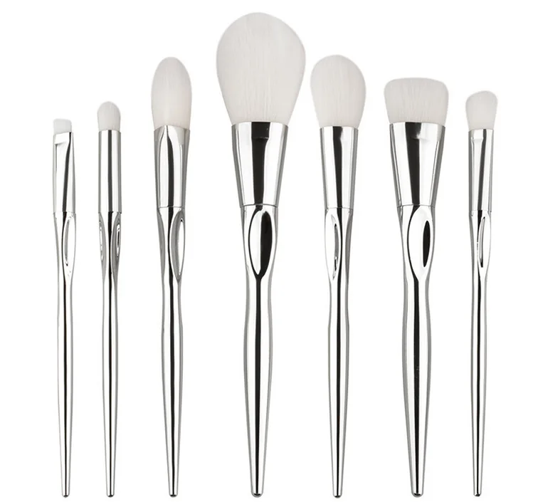 

Glitter Makeup Brush Diamond Shape Cosmetic Brush Set 7pcs Bling Makeup Brush Set