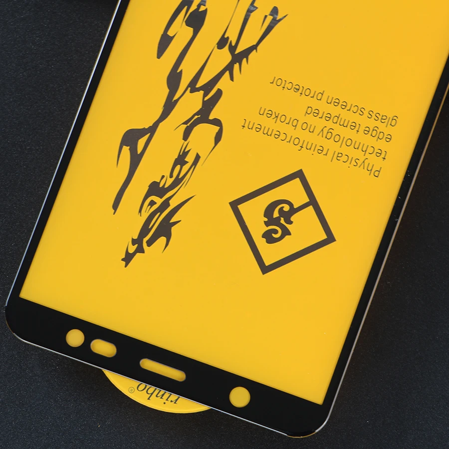 Klovrrd 6D полное покрытие закаленное Стекло на samsung Galaxy J8 2018 полностью наклеиваемая