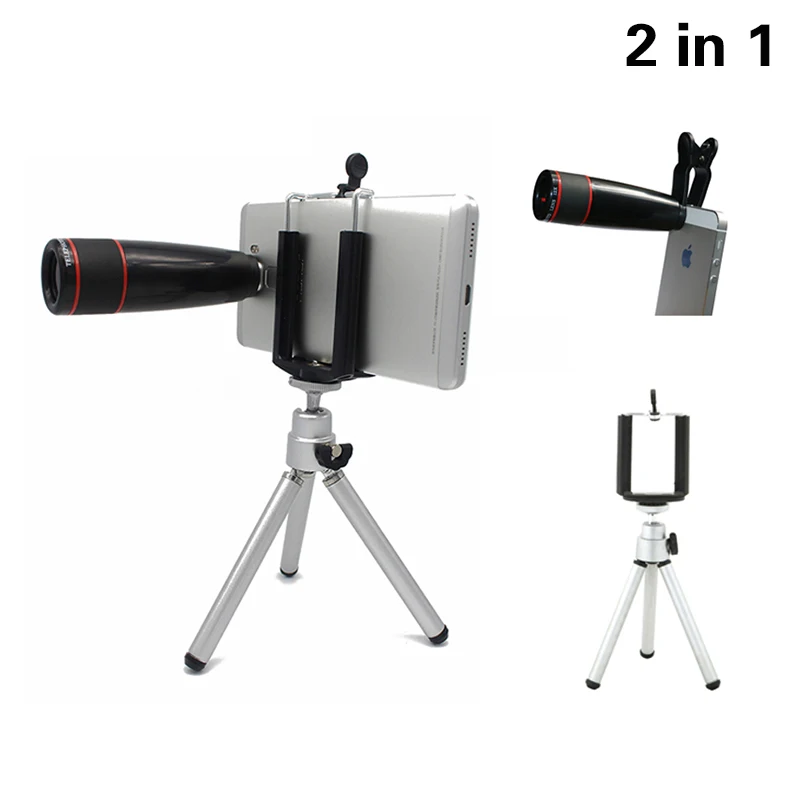 2017 Universal Clips 12X Zoom Camera Telephoto Telescope