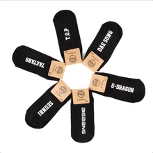 Kpop Bigbang модные невидимые носки до лодыжки G-DRAGON T.O.P унисекс хлопковые смешанные носки 1 пара