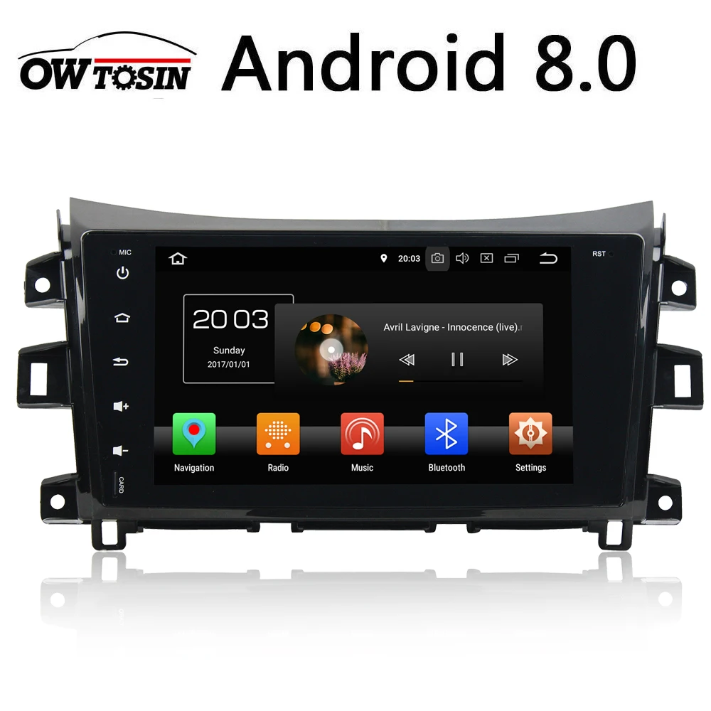 

Android 8.0 Octa Core Car DVD Player Multimedia For Nissan Navara 2016 2017 Car Radio With 4GB RAM 32GB ROM GPS Bluetooth