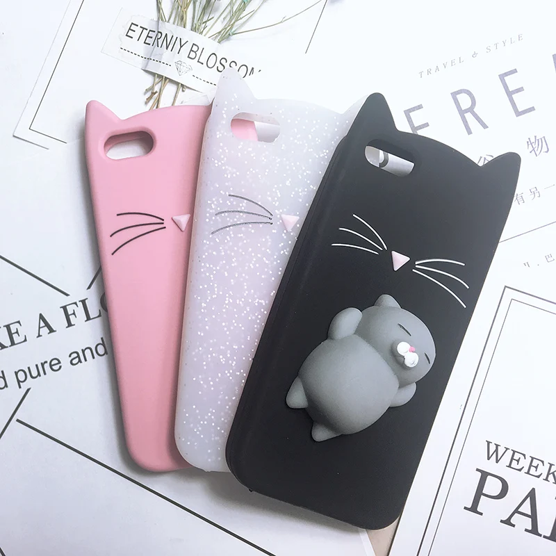 3D милый медведь печать телефон чехол для iPhone 6 6S 7 8 plus X с мультипликационным