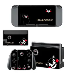 Nintend переключатель виниловые наклейки Стикеры Кумамон Для Nintendo консоли коммутатора и контроллер кожи набор