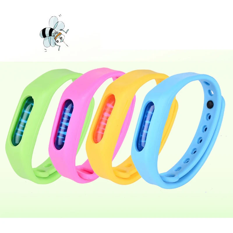 

Mosquito Killer Silicone Wristband Summer Mosquito Repellent Bracelet Anti Mosquito Band Children Insect Killer Color Random