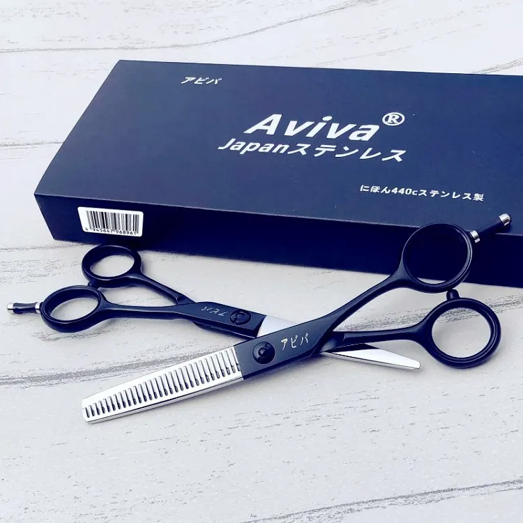 Aviva 6 дюймов салон красоты режущие инструменты парикмахерский магазин Парикмахерские ножницы Инструменты для укладки Профессиональные Парикмахерские ножницы Se - Цвет: 5F2 cutting thinning