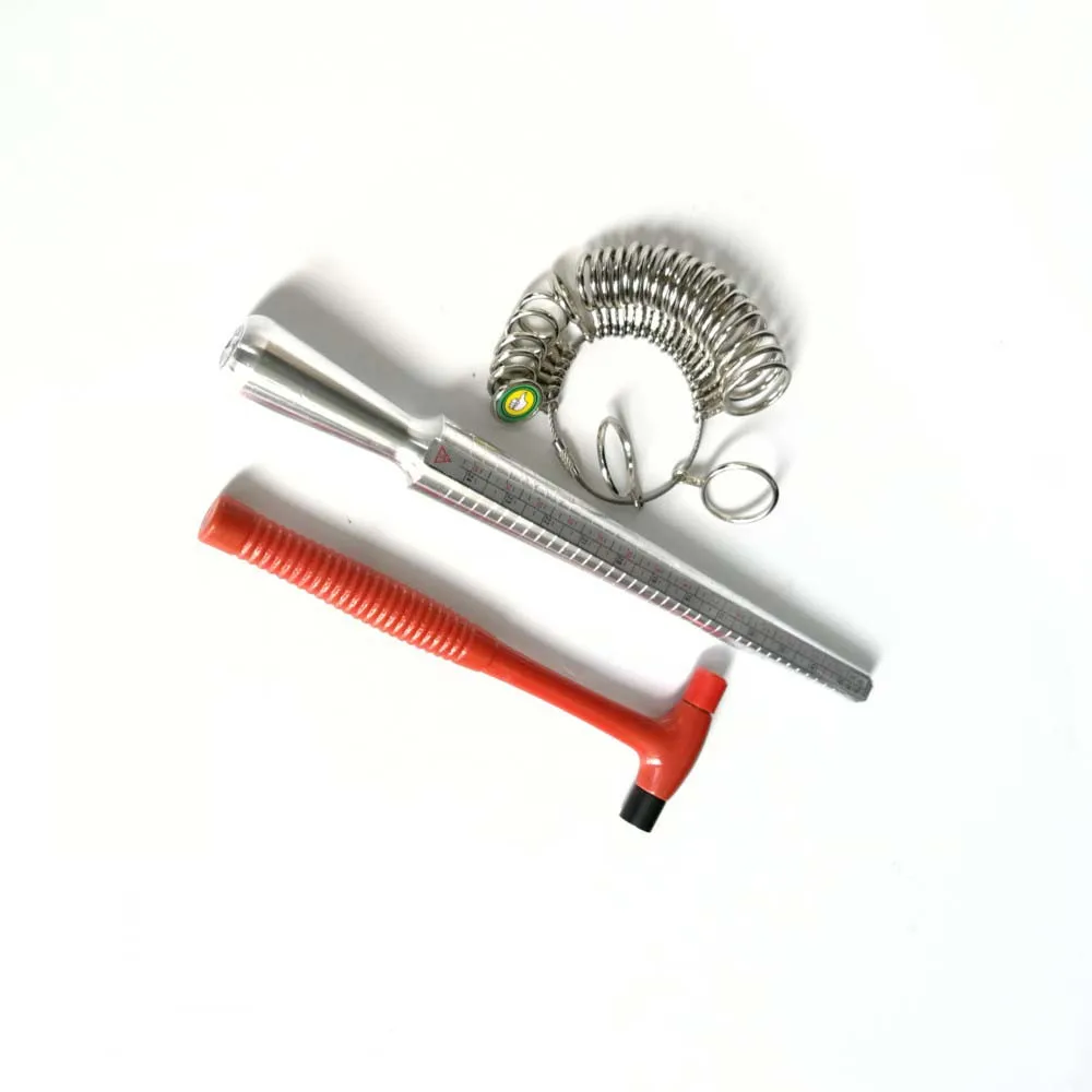 Standard Metal Ring Sizer Finger Gauge Jewelry Ring Measuring Sizes Tool A-Z UK