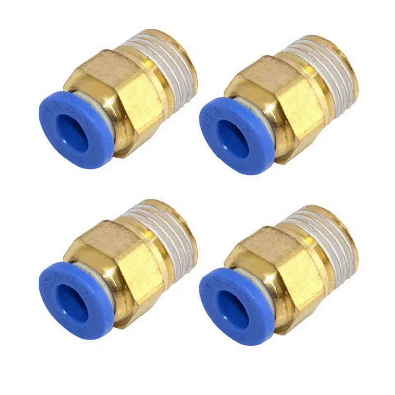 

8mm thread 1/4 inch air straight pneumatic tube fitting PC8-01 One touch hose quick exhaust pipe connector