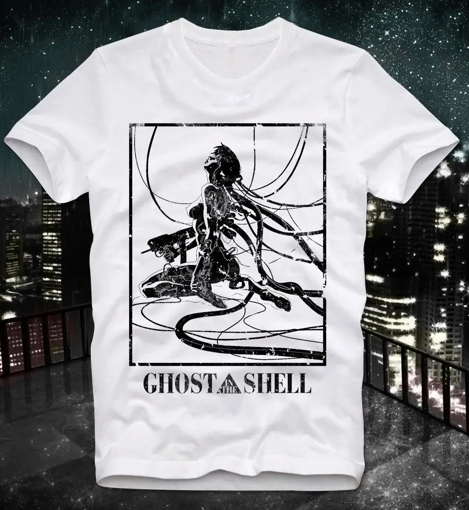 Big Deal  2019 Summer T Shirt New High Quality Ghost In The Shell Manga Anime Japan Japanese Retro Vintage Ak 