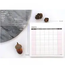 

1PCS/60Pages Schedule Organizer Check List Sticky Note Memo Pad Week Planner Sticker Student Child Kids Stationery