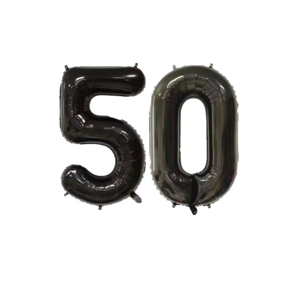 Градиент Цвет воздушный шар из фольги для вечеринок 30th 40th 50th 60th праздничных воздушных шаров "30 40 50 60 товары для дня рождения; Юбилей вечерние декорацией - Цвет: 23