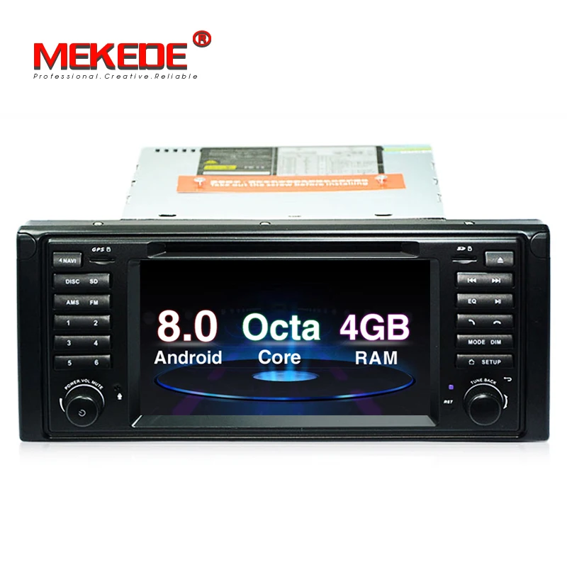 

4G RAM PX5 Android 8.0 8 core Car multimedia GPS Player For BMW E39 X5 E53 with 3G Wifi FM AM Radio 32G ROM automotivo canbus