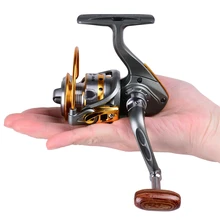 Mini Metal Spinning Fishing Reel DK150 5.2:1 12+1 Ball Bearings Left and Right Handle Exchangeable Ice Pesca Reels