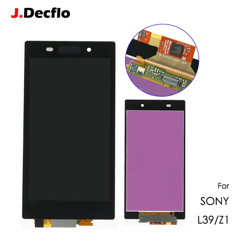 

For Sony Xperia Z1 L39 L39H C6902 C6903 LCD Display Touch Screen Without Frame Digitizer Assembly Original OEM 5.0" 1920*1080