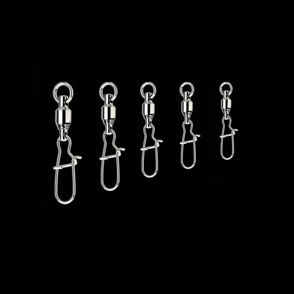 

wLure Ball Bearing Swivel with Fast-Lock Snap SW2 (30 per pack)