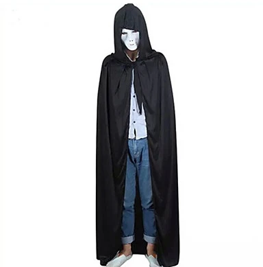 黒ハロウィン フード付き ケープ中世ウェディング マント コート ショール Coated Foil Shawlshawl Cotton Aliexpress