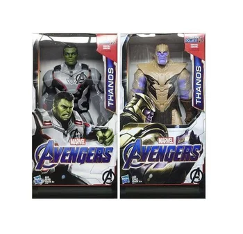 

Avengers4 Endgame Superhero model figurine iron Man Captain Marvel quantum Battle suit Hulk Black Panther Thanos Figure gift toy