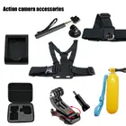 Cheap GEEKAM FOR gopro accessories set for go pro hero 5 4 3 kit mount for GOPRO/SJCAM/EKEN/SOOCOO /XIAOMI YI support H9/H9R SJ5000