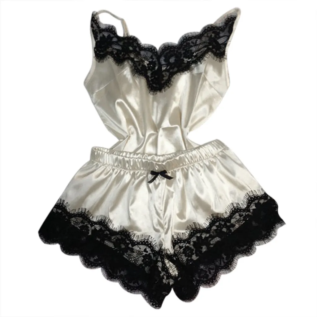 Womail 2018 женское нижнее белье Babydoll ночная рубашка комплект нижнего белья модные