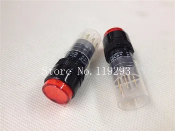

[SA]P16LMR1-1AB Taiwan Progressive Alliance Round single point without a lock green reset button switch DECA red color-10pcs/lot