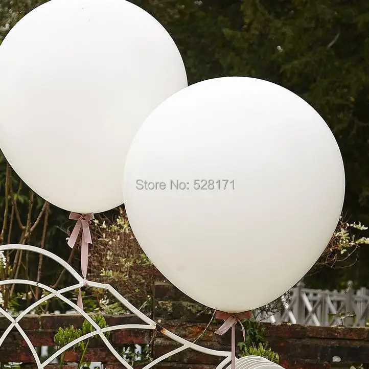 

10PCS 36 Inch 3 Feet Standard White Giant Helium Latex Balloons Party Wedding Birthday Christmas Event Decoration Big Balloon