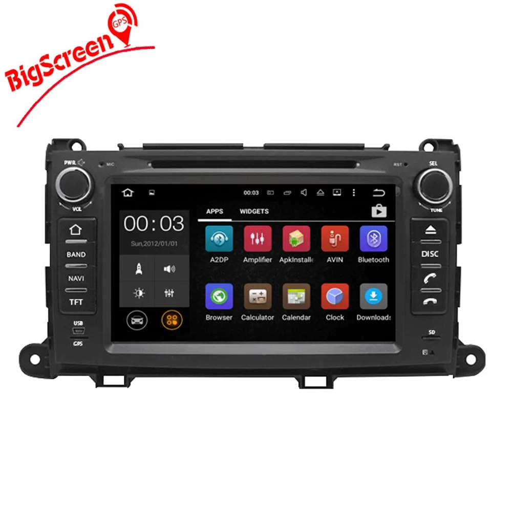 Best 8inch Android 7.1 Car Stereo GPS Navigation For Toyota Sienna 2010 2011 2012 2013 2014 Head Unit Multimedia Monitor Satnav 1080P 2 Best 8inch Android 7.1 Car Stereo GPS Navigation For Toyota Sienna 2010 2011 2012 2013 2014 Head Unit Multimedia Monitor Satnav 1080P 2