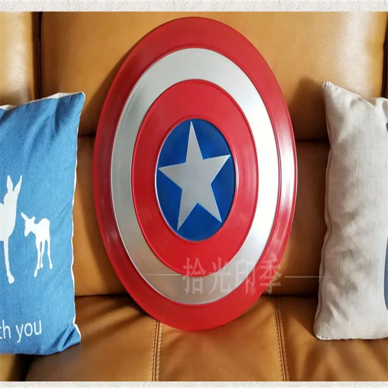 Мстители, Капитан Америка, щит Стива Роджерса, металлический щит, детская комната, украшение, металлические подвесные украшения