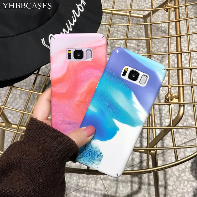 Чехлы YHBBCASES в стиле ретро акварельные для Samsung S10 S8 S9 Plus модный жесткий чехол