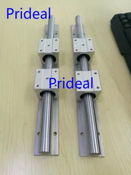

Prideal 2sets/lot SBR16 500mm linear rails + 4 pcs SBR16UU linear guide bearing blocks,sbr16 length 500mm for 3D printer parts