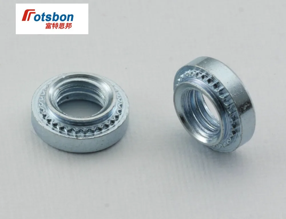

1000pcs S-M5-0/S-M5-1/S-M5-2 Self-clinching Nuts Zinc Plated Carbon Steel Press In Nuts PEM Standard Factory Wholesales