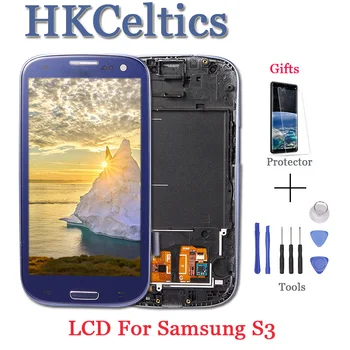 

100% Test LCD Replacement For Samsung Galaxy SIII S3 i9300 i9300i i9301 i9305 LCD Display+Touch Screen Digitizer Assembly