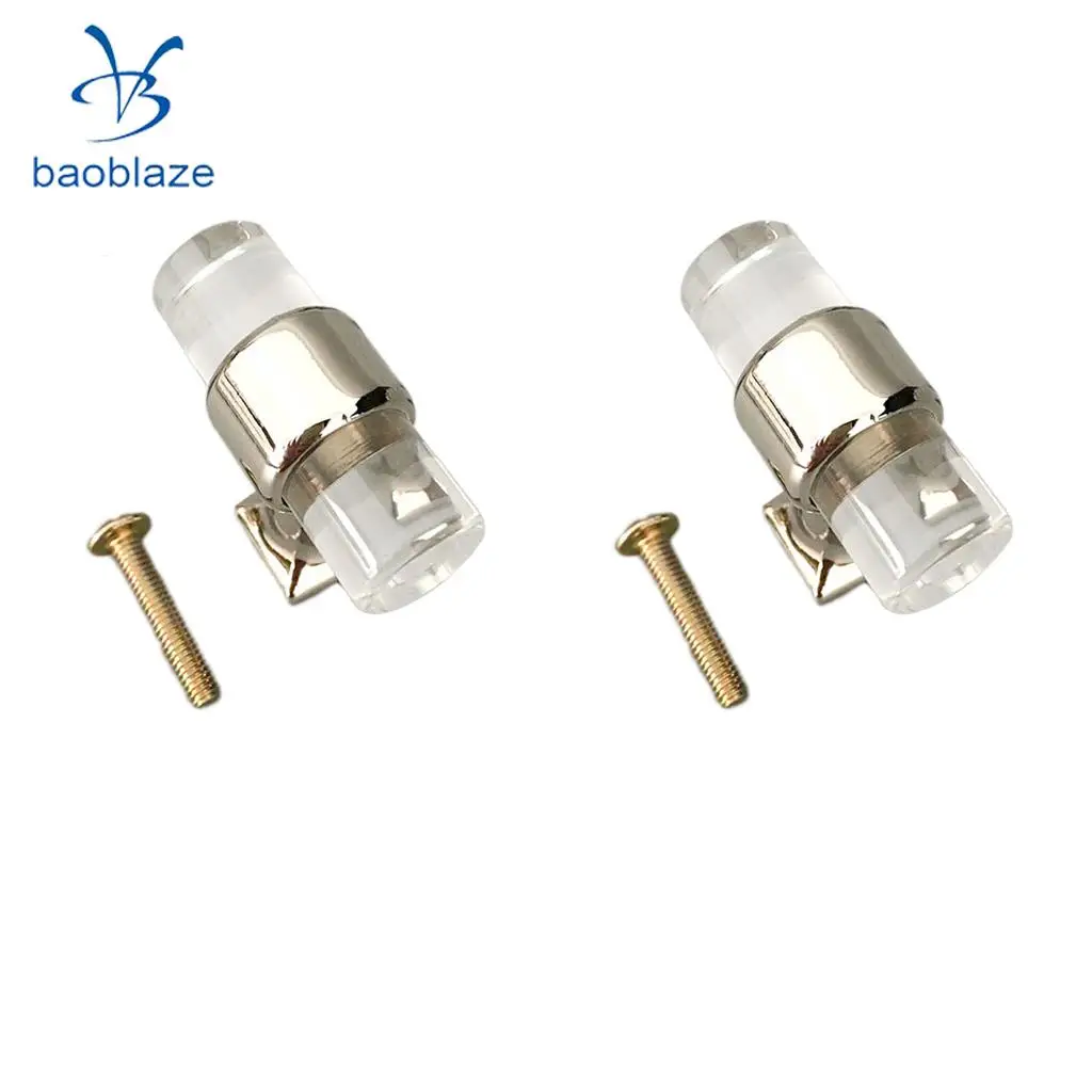 2Pcs 40mm Acrylic Cabinet Home Furniture Door Knob T Bar Knob Pull Handle