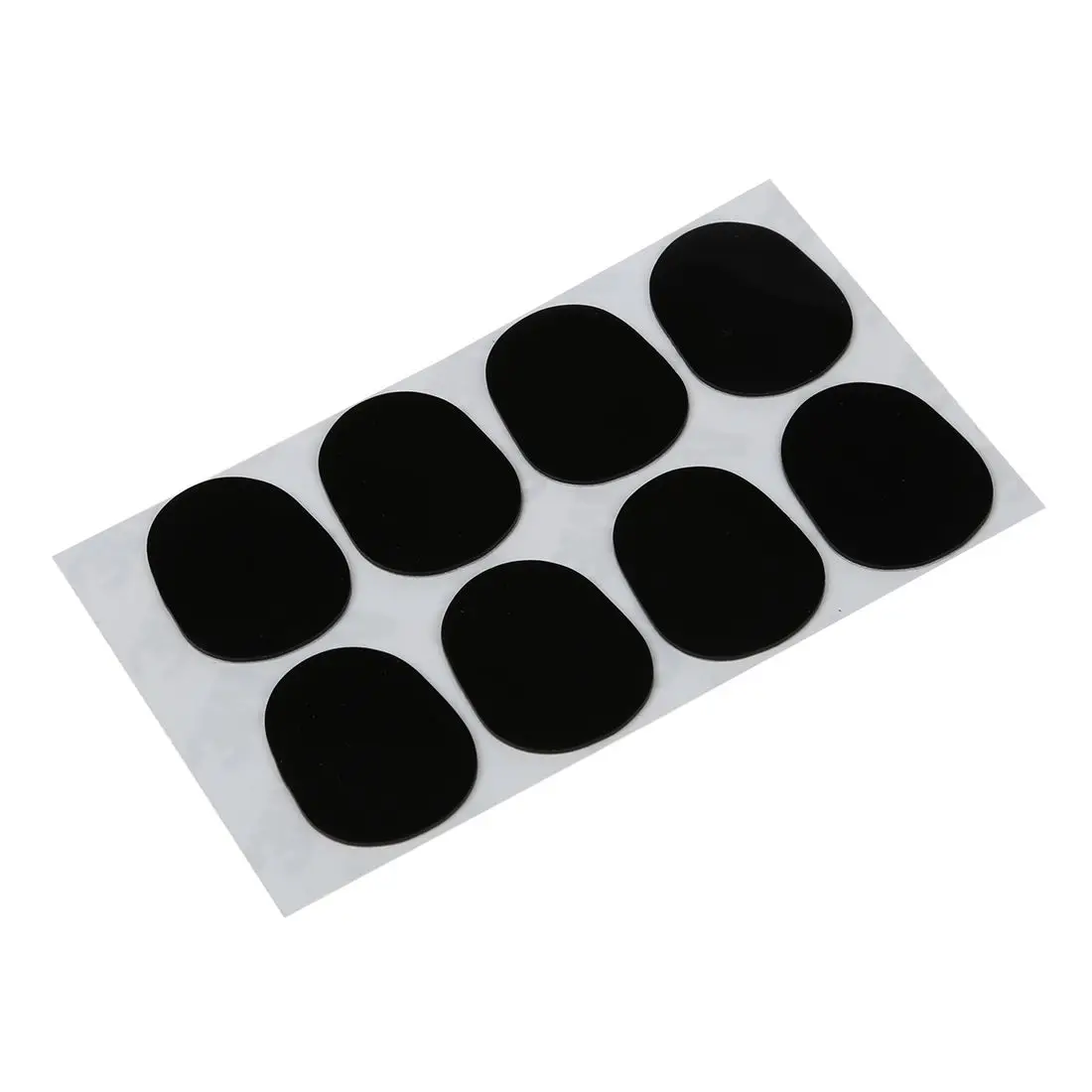 

8pcs Alto/Tenor Saxophone Sax Mouthpiece Patches Pads Cushions Black---0.8mm