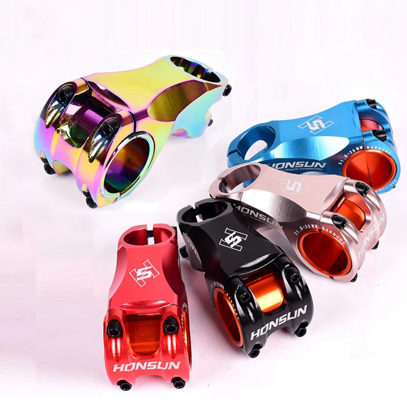 melhor HONSUN Ultraleve liga de alumínio stem mtb biycle estrada moutain bike stem 17 graus 70mm XC 35 31. 8mm peças da bicicleta de corrida