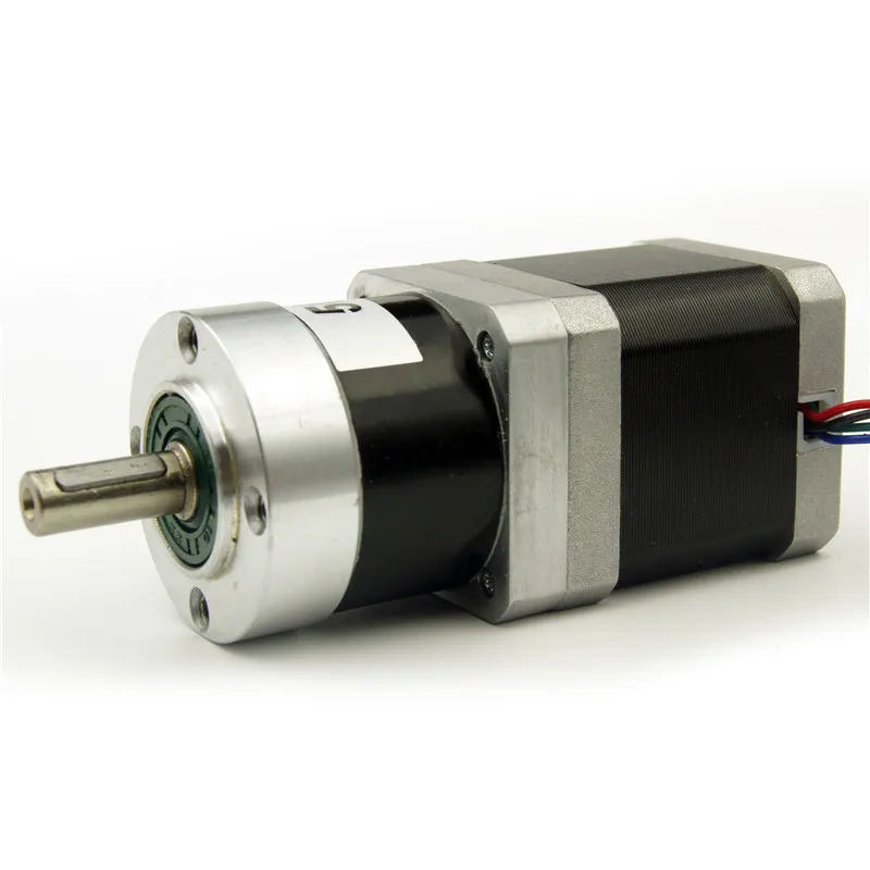 

NEMA17 Planetary Gearbox Stepper Motor 4:1/5:1/10:1/16:1/20:1/25:1/40:1/50:1/100:1 reducer Ratio motor length 47mm 1.2A 4wires