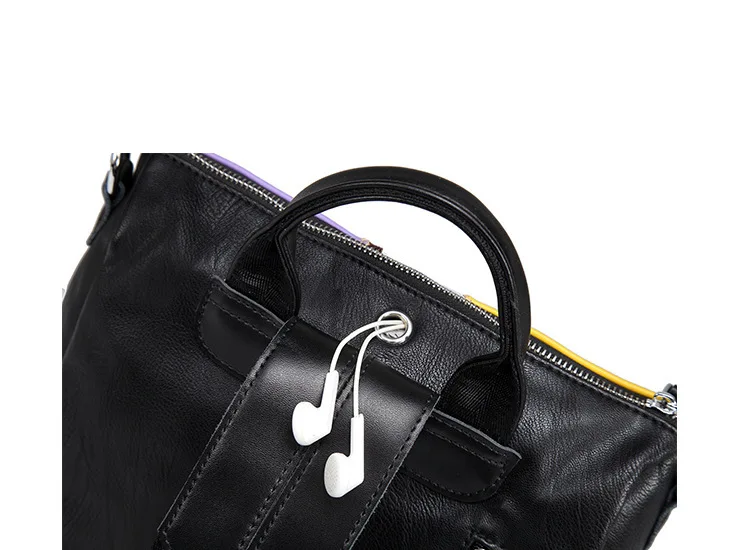 Fêmea PU Mochilas De Couro para Mulheres Mochila