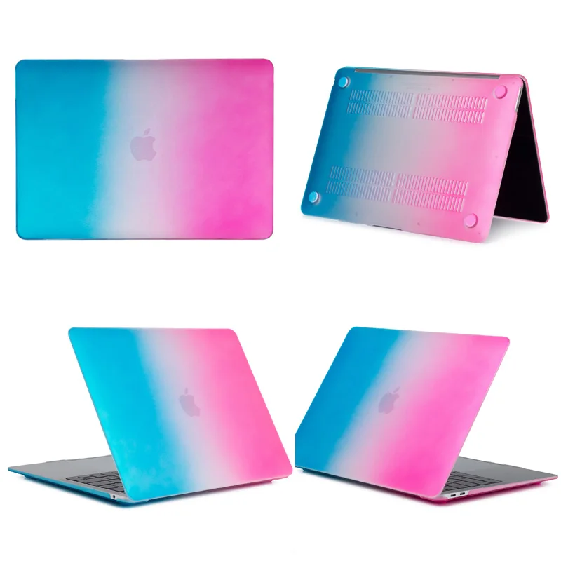 Painted Coque for Macbook New Air 13 2018 Laptop Case A1932 Clear PC Transparent Matte For Macbook Air 13 2018 A1932 Case Hard   (5)