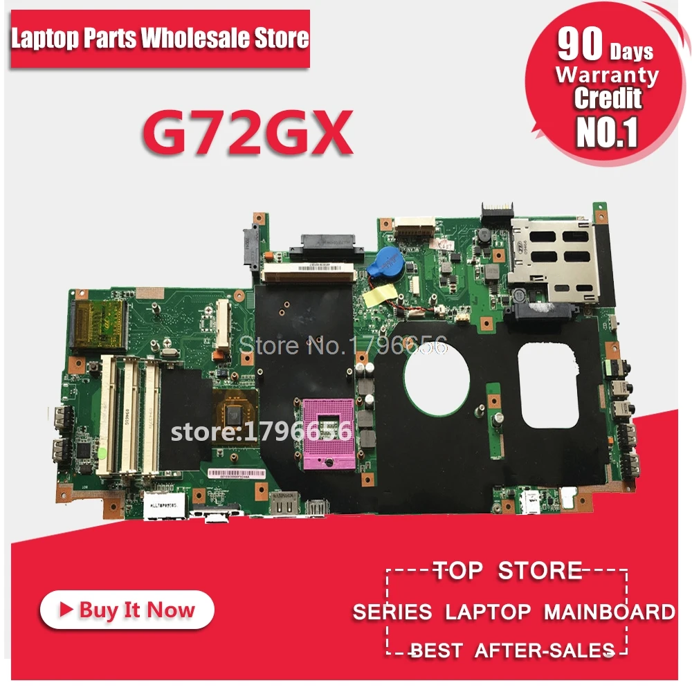 G72GX Mainboard REV 2.0 For ASUS G72G G71G G71GX G72GX Laptop motherboard GeForce GTX260M DDR3 100%fully tested free shipping