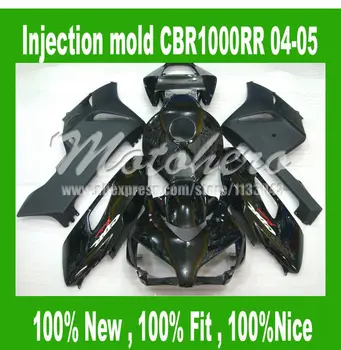 

Injection CBR1000 Fairing kits for HONDA CBR1000RR 04 05 CBR1000 2004 2005 CBR 1000RR 04 05 gloss matte black fairings kit #268A