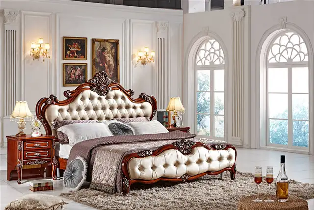 Fashion Bedroom Set Italian Bedroom Furniture Set Classic Wood