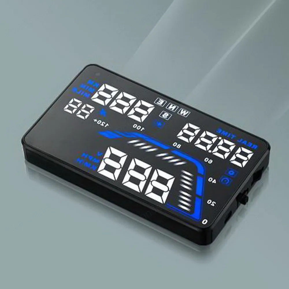 Universal 5 5 inch HD car head up display Overspeed Warning with font b GPS b