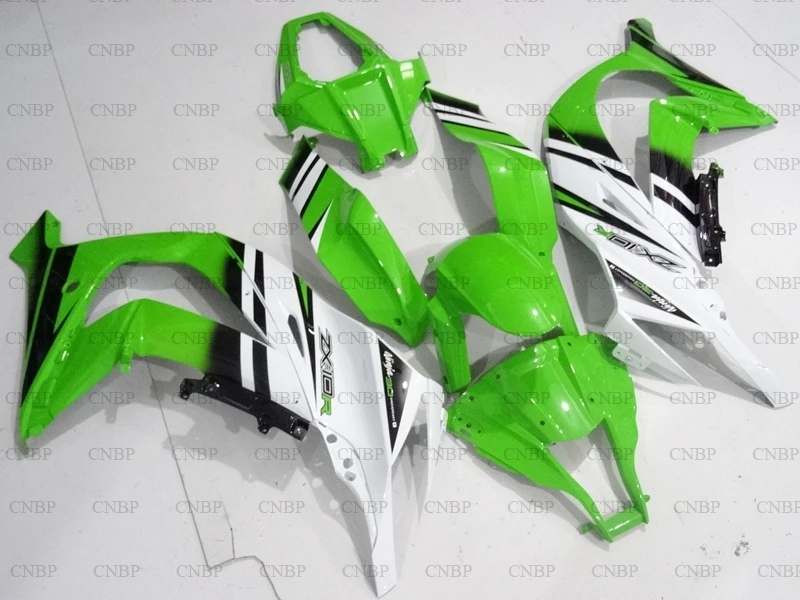 Обтекатели Ninja ZX 10r 2011 2015 ZX10r Зеленые Белые Черные|Пластиковые и портативные тазы| |