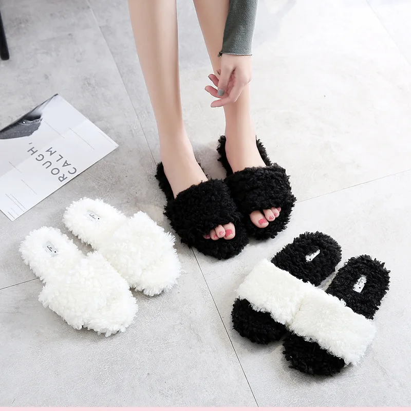 

ma2789 fish mouth three color slippers Prevent slippery wear-resisting slippers can be worn outside the household