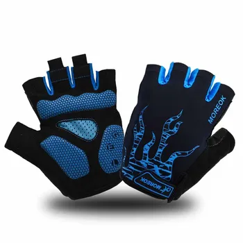 

High Quality Microfiber Wearproof Silicon Gel Breathable Anti-slip Half Finger Gloves for Outdoor Sports Bike Bicycle Cycling